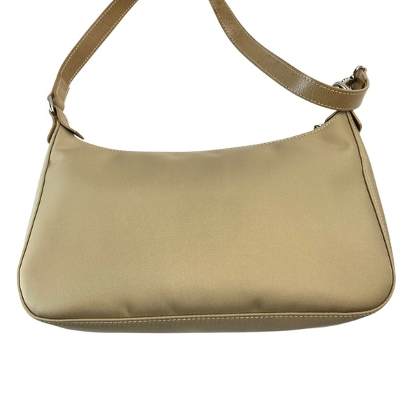 LONGCHAMP Vintage Nylon Shoulder Bag in Beige (READ DESCRIPTION) - Picture 3 of 11